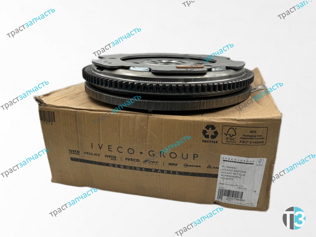 Маховик (двухмассовый) Iveco Daily 3.0 146 л.с.D280 504053152/415022110 ORG IVECO - Миниатюра товара 2