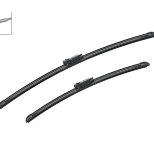 Щетки стеклоочистителя Mercedes-Benz W169, W245 (ком-т, бескаркасные,650/575mm) BOSCH AERO TWIN
