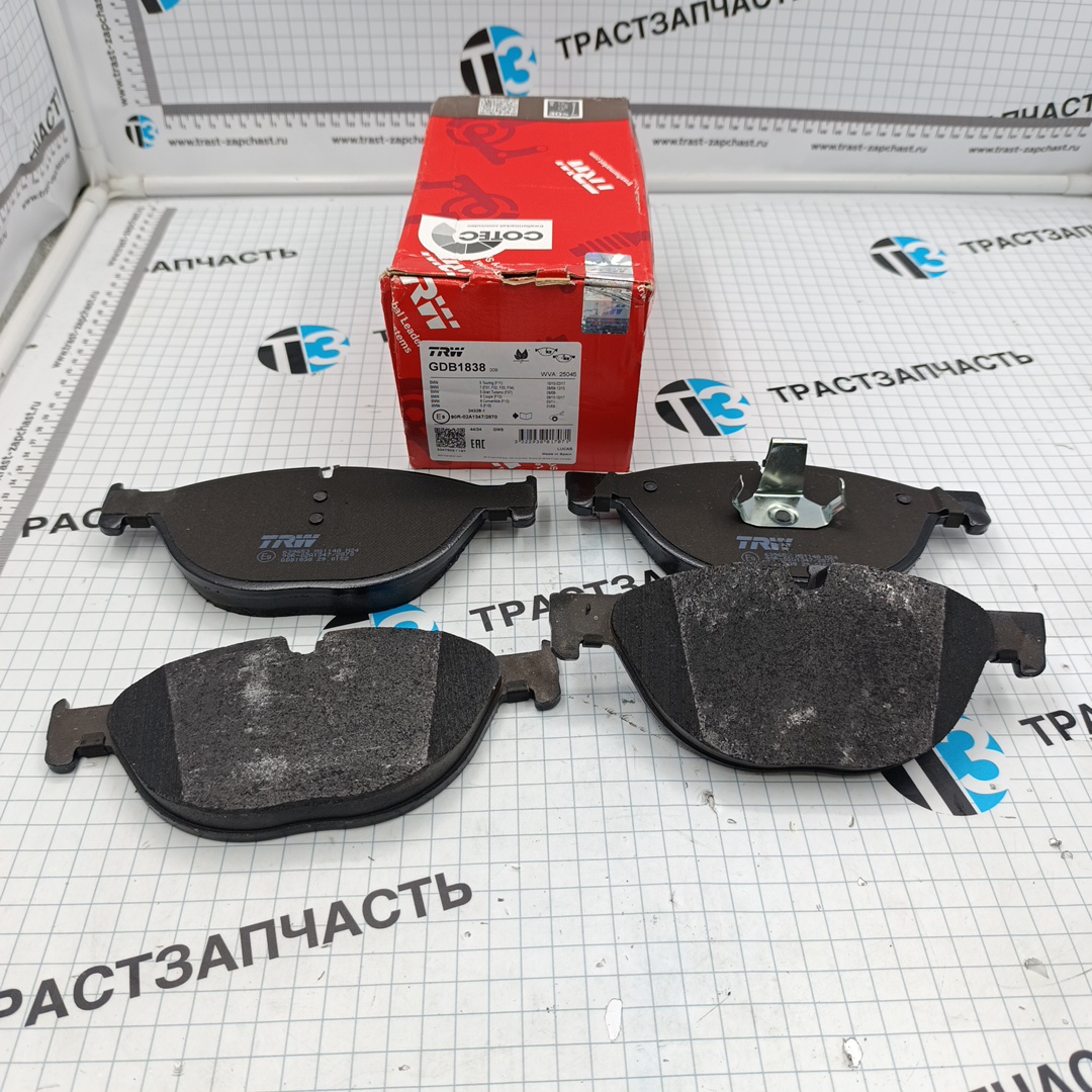 Тормозные колодки передние BMW 5(F7/F10/F11), 6(F12/F13) 7(F01-F04) TRW EUROPE - Миниатюра товара 2