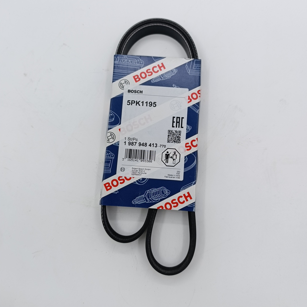 Ремень привода генератора 5PK1195 Renault Megane 1.4/1.6 16V 02> BOSCH EUROPE - Миниатюра товара 2