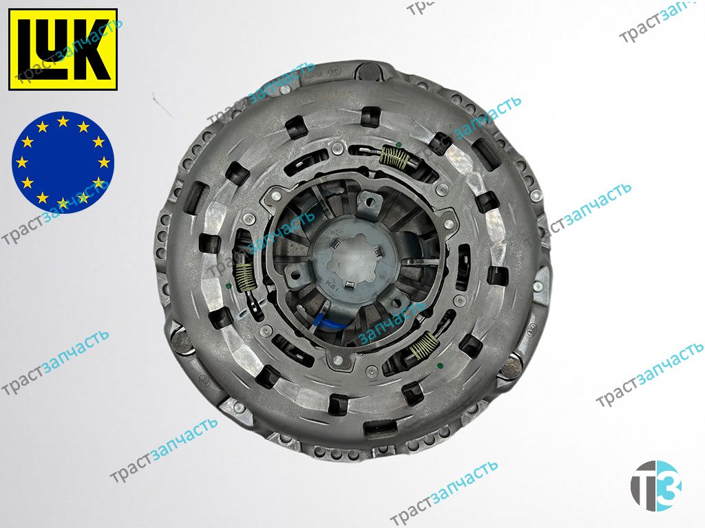 Сцепление 3.0 160 л.с. Fiat Ducato 250 (корзина+диск) d260 (рцс от 3-х вальной 244) LUK EUROPE - Миниатюра товара 4