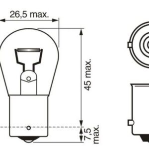 Лампа P21/5W BOSCH EUROPE