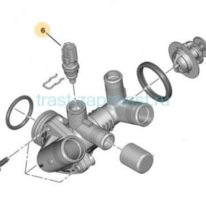 Датчик температуры охл. жидкости (Евро-5) FORD PSA 7M5112A648BA/1702985/9675342080 ERA