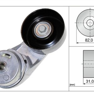Ролик генератора Opel Astra, Chevrolet Captiva 2.0T-2.4 (натяжной) (c 2010-2017г.) INA