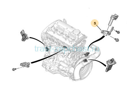 Болт крепёжа датчика коленвала Ford Transit W500021S437/1373678 JMC - Миниатюра товара 1