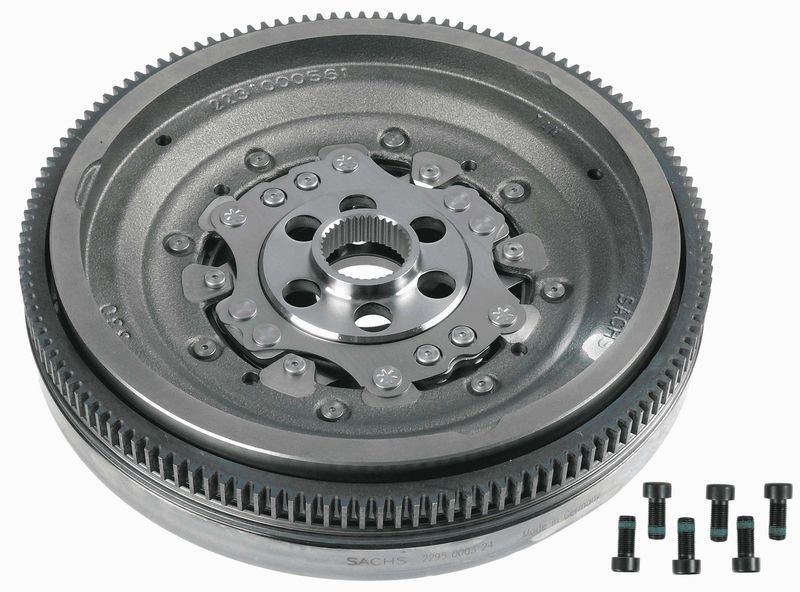 Маховик двухмассовый VAG Audi,Skoda,Volkswagen (для мокрого сцепления, 6 болт креплен.) SACHS - Миниатюра товара 1