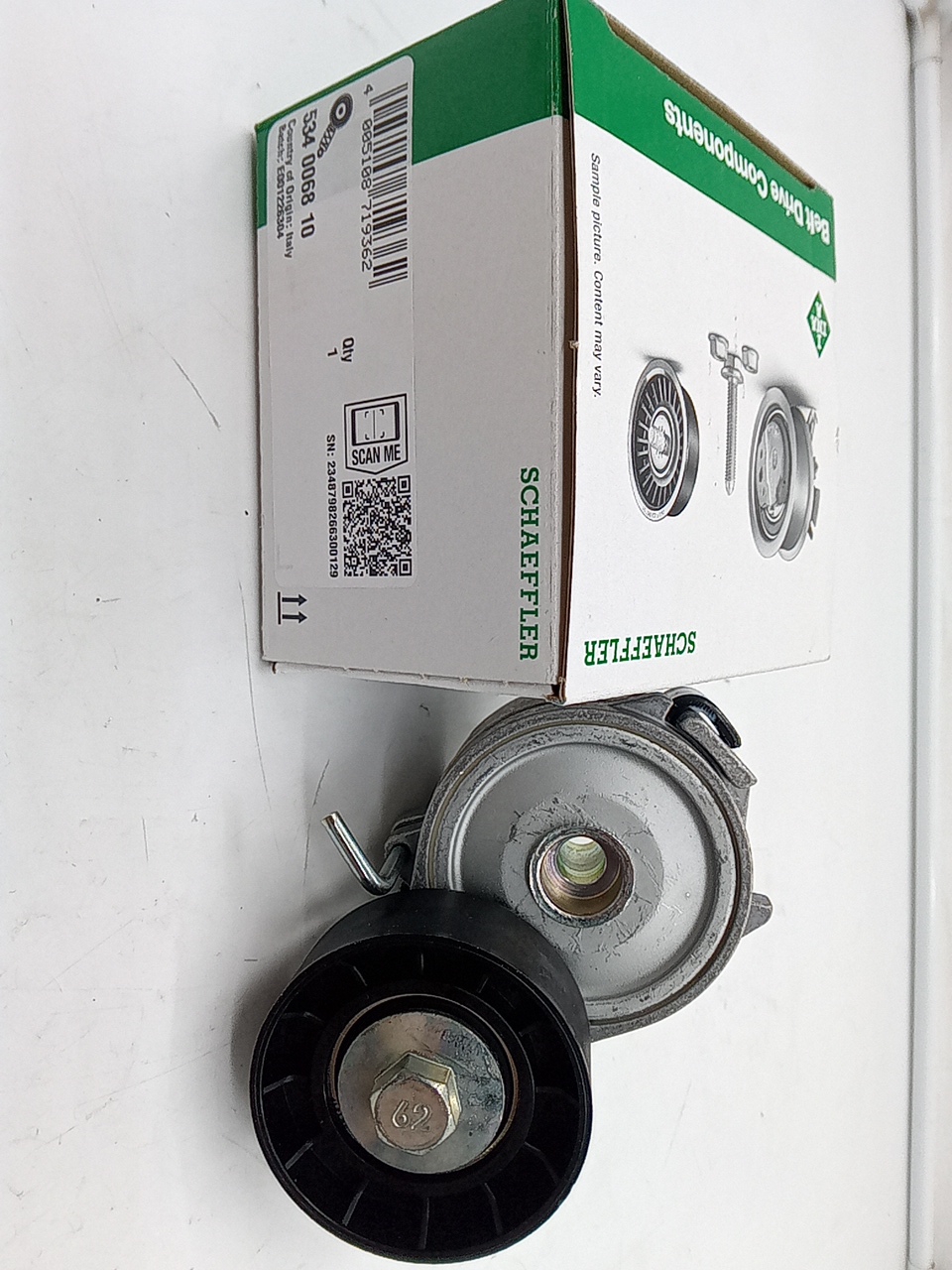 Ролик генератора Ford Mondeo,S-Max,Galaxy 2.0D (натяжной) INA EUROPE - Миниатюра товара 1