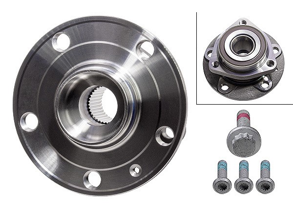 Ступица передняя VAG Audi (03-13), Seat, Skoda (04 -), Volkswagen Golf (04-) (+болты) FAG EUROPE - Миниатюра товара 1