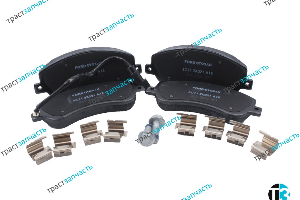 Тормозные колодки передние Форд ТЗ > 06 -12 115-140-155 л.с.9C112K021BA/T206664 ОТОСАН (комфорт)