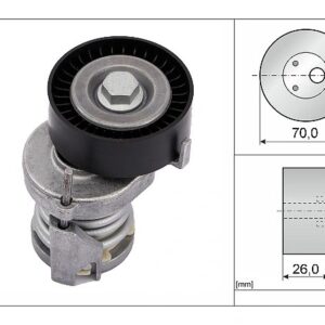 Ролик генератора VAG Audi,Seat,Skoda,Volkswagen (натяжной) 1.4-1.6 16V INA EUROPE