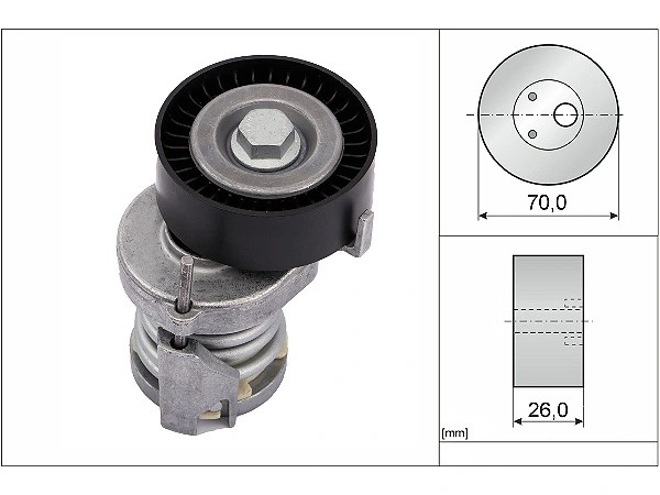 Ролик генератора VAG Audi,Seat,Skoda,Volkswagen (натяжной) 1.4-1.6 16V INA EUROPE - Миниатюра товара 1