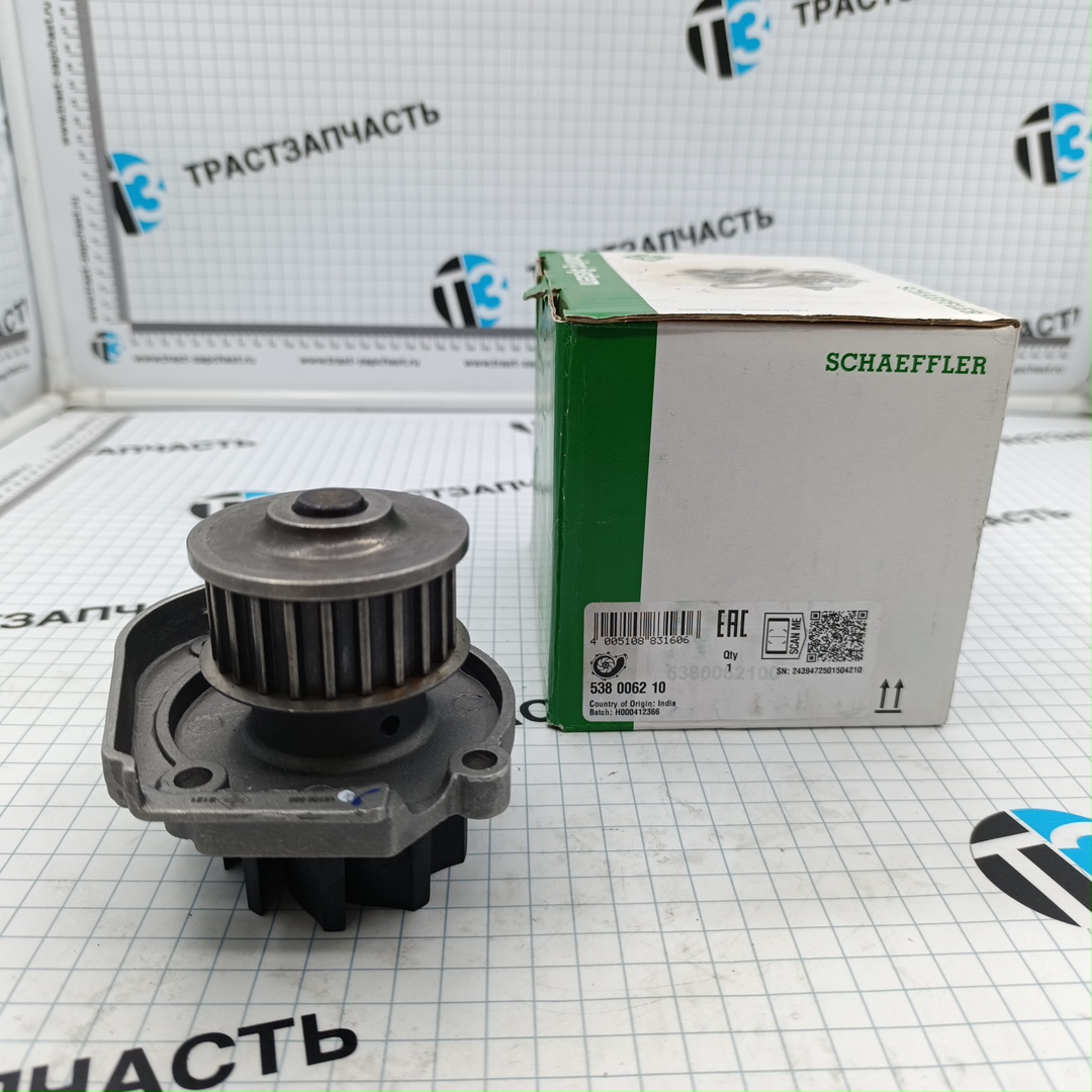 Насос водяной Fiat Doblo 1.4D 55204538/55259635/55268277/55271994 INA EUROPE - Миниатюра товара 4