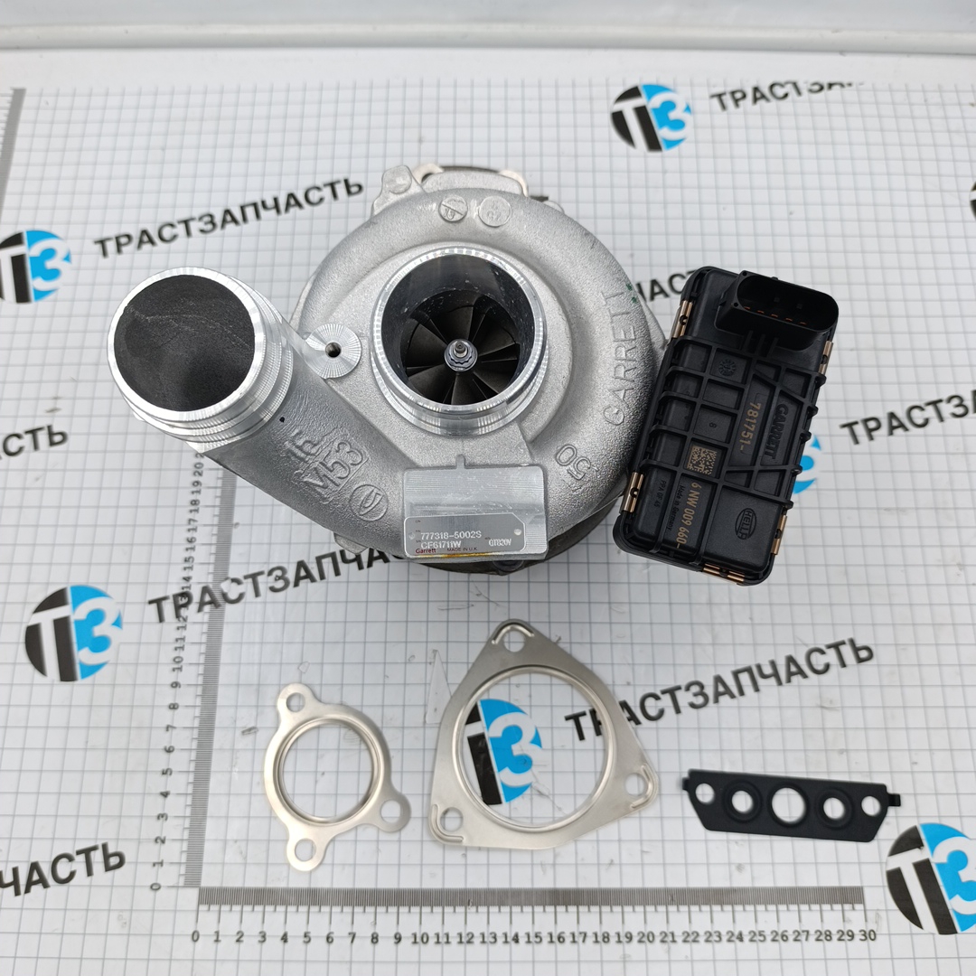 Турбокомпрессор Mercedes Benz, Jeep Grand Cherokee 3.0 (ORIGINAL GARRET) A6420901680/A6420908580 - Миниатюра товара 2