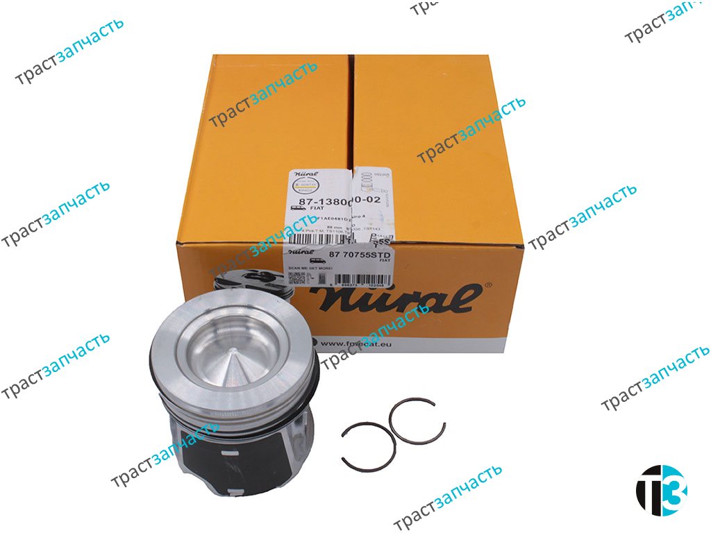 Поршень в сборе 2.3 (Евро 3-4) STD Ducato/Iveko (Цена за шт, кратн. заказа 4 шт) NURAL