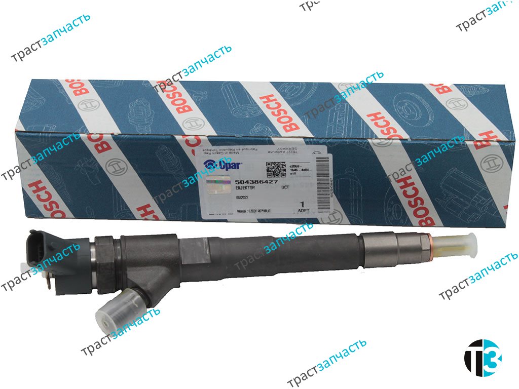 Форсунка топливная FIAT 2,3 евро 4 под шайбу 504386427/0445110435 BOSCH EUROPE - Миниатюра товара 2