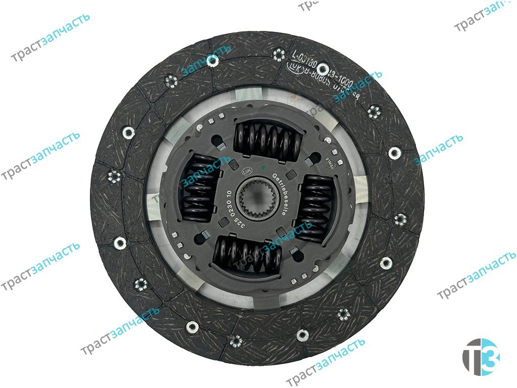 Сцепление к-т 2.2 MT75 (85/110ps) 5 ступ.кпп 6C117540EA/1801226/625304409 LUK JMC - Миниатюра товара 3