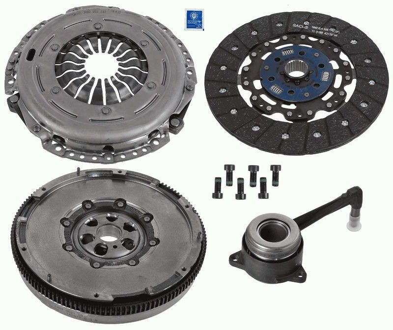 Сцепление Volkswagen Transporter , Multivan T5 2.0 TDI (240 mm,c 2009 -2015г, полный комплект) SACHS - Миниатюра товара 1