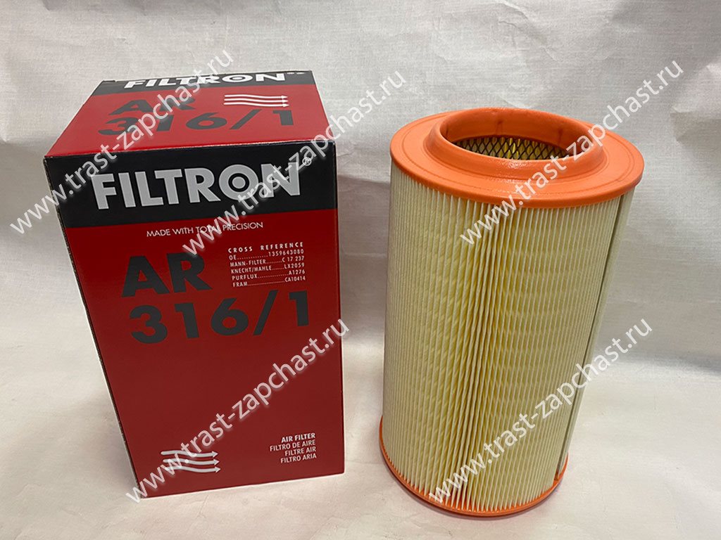 Фильтр воздушный Peugeot Boxer, Fiat Ducato 2.2-2.3 (250-290 кузов) FILTRON - Миниатюра товара 1