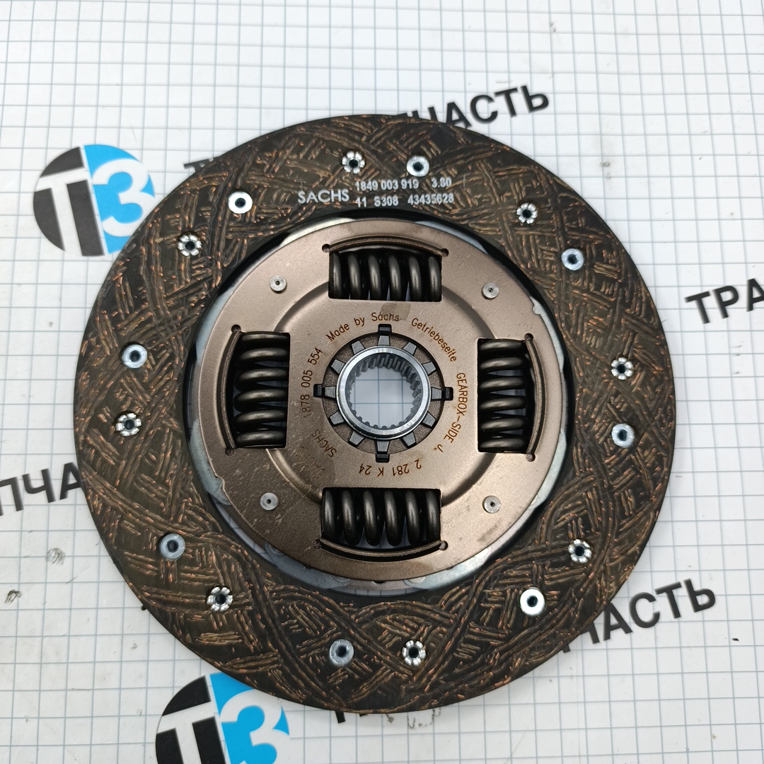 Сцепление Mercedes Sprinter OM651, Volkswagen Crafter 2.5 (D=240 mm,корзина+диск) SACHS - Миниатюра товара 2