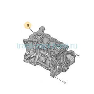 Блок цилиндров в сборе 2,2 FWD PUMA Евро 4 9C1Q6011AA/1596577/0130ET Originale