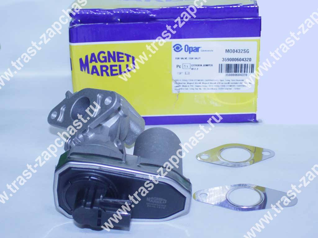 Клапан EGR (Евро 4) без охлаждения TR > 06 2,4/2,2 PSA 8C1Q9D475BA/1480560/1618HQ MAGNETTI MARRELLI