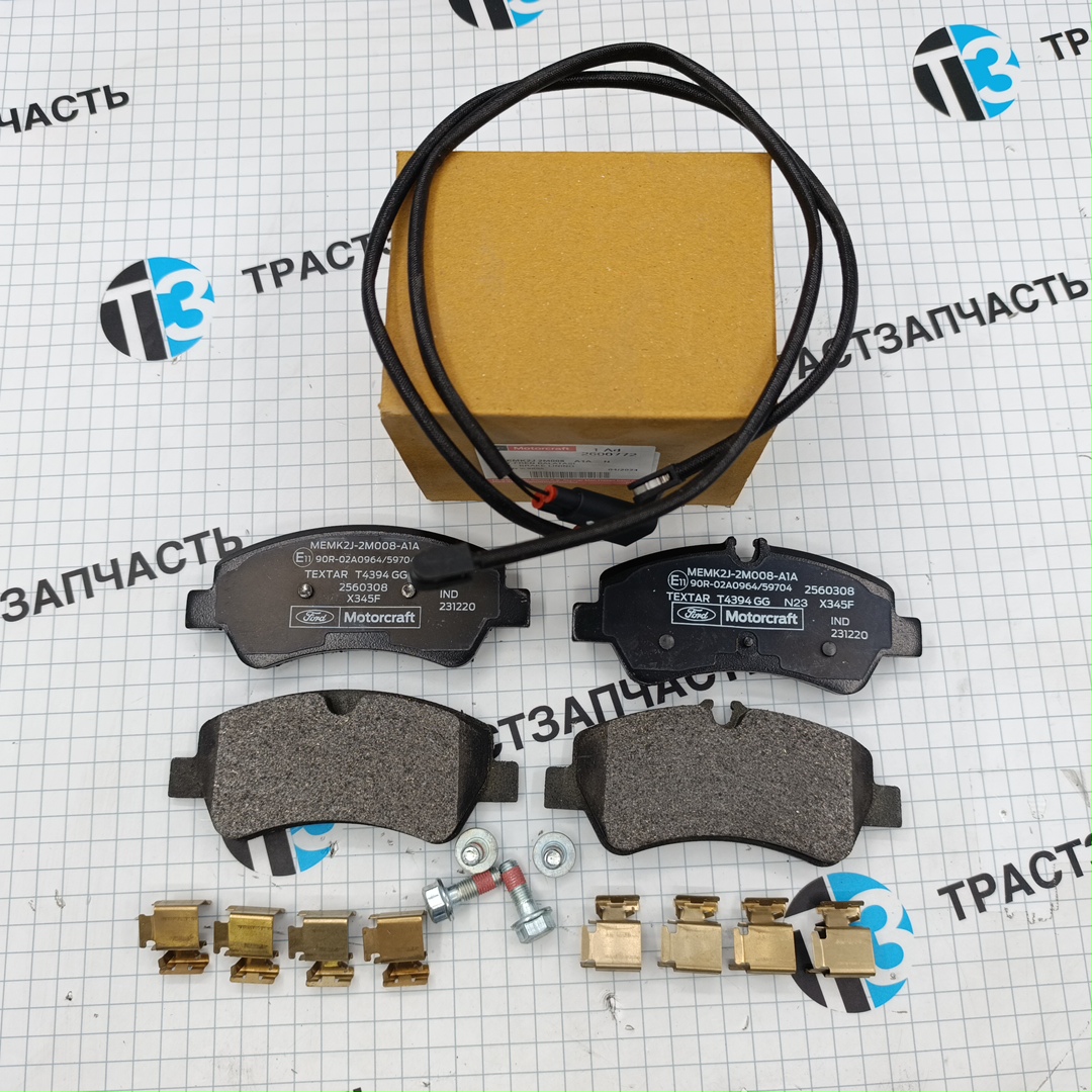 Тормозные колодки задние TR > 14 г.+ Custom>12 (датчик износа длинн. провод) OTOCAH - Миниатюра товара 3