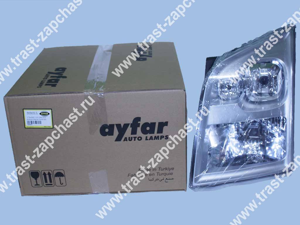 Фара левая FORD Transit > 06 с  корректором 6C1113101EA/1486100/1452504/1537774/1714644 AYFAR - Миниатюра товара 1
