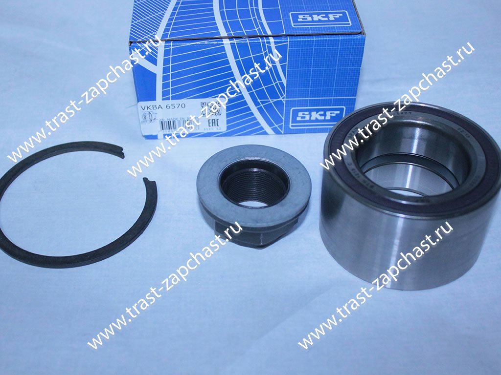 Подшипник передней ступицы 250-290 Peugeot Boxer3-Fiat Ducato3 SKF (к-т с гайкой и стопор.кольцом) - Миниатюра товара 1