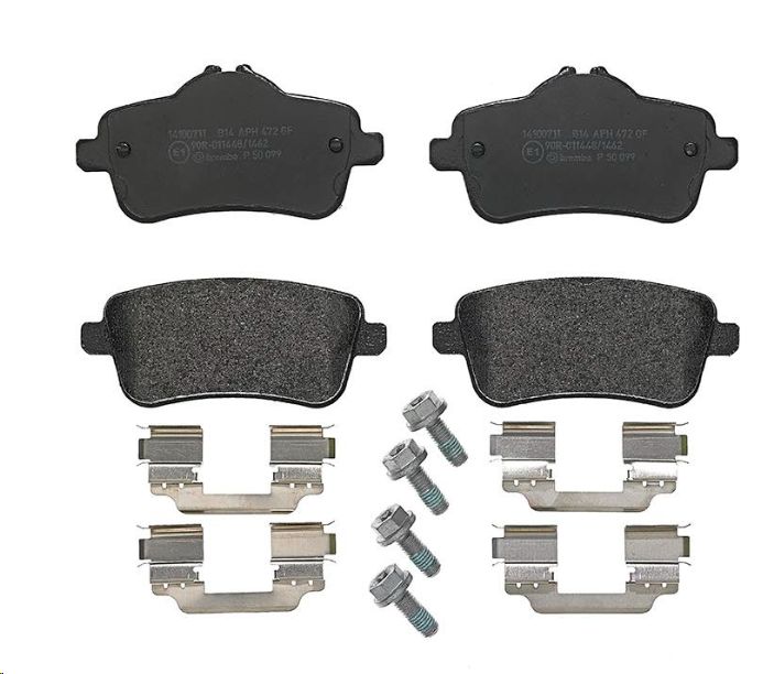 Тормозные колодки передние MERCEDES GL X166/ML W166  BREMBO EUROPE - Миниатюра товара 2