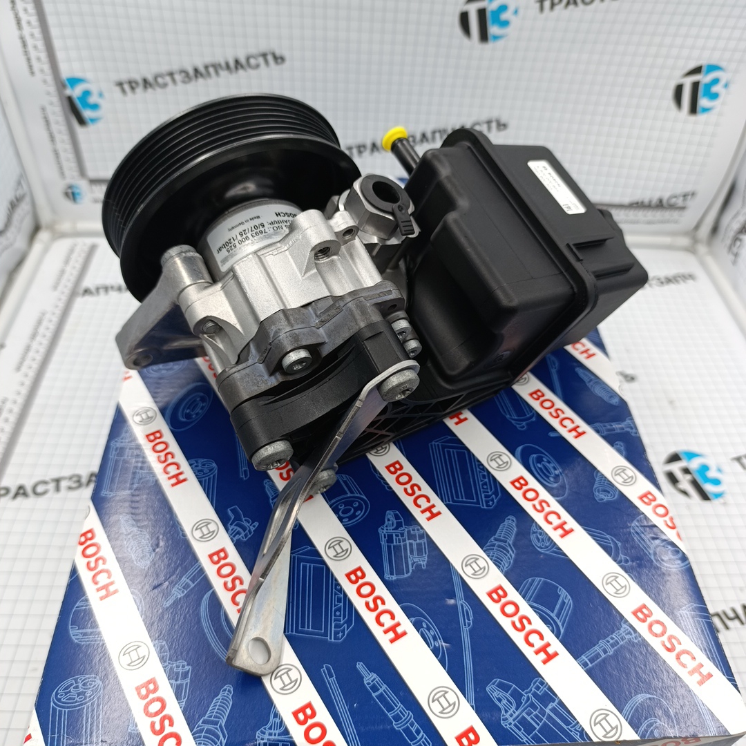 Насос ГУРа Mercedes Sprinter OM651 A0064661701/A0064667801 BOSCH EUROPE - Миниатюра товара 4