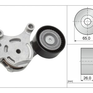Ролик генератора Peugeot Partner,Citroen Berlingo,Ford Focus,fiesta 1.4-1.6 TDCi/HDI (НАТЯЖНОЙ) INA