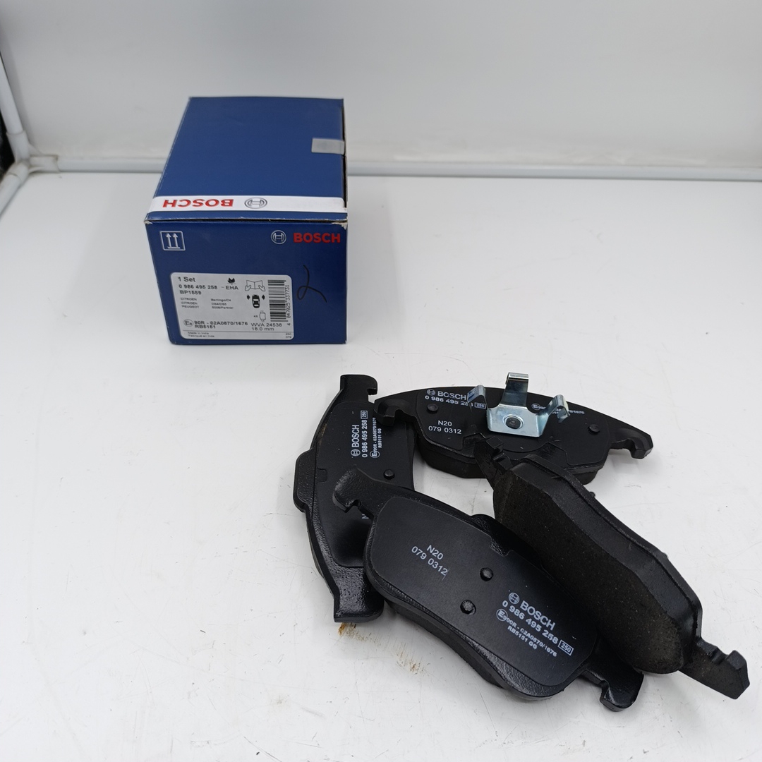Тормозные колодки передние Peugeot Partner/Citroen Berlingo 1.6 (Евро 5,DV6DTED) BOSCH EUROPE - Миниатюра товара 1