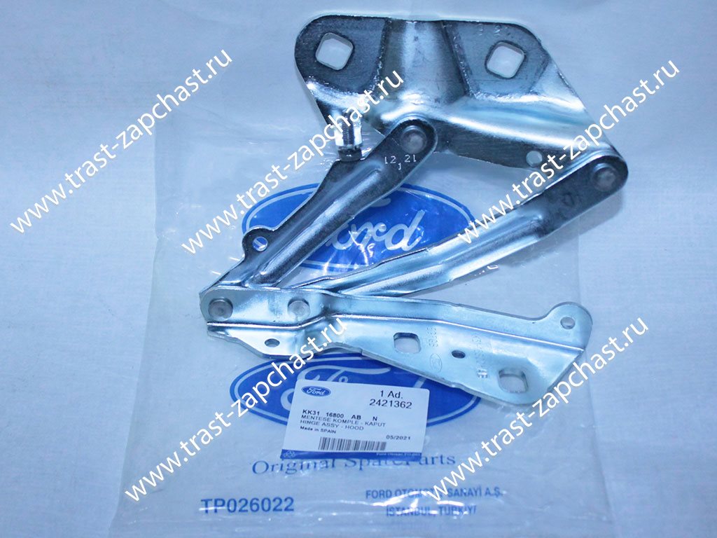 Петля капота TR > 14 RH KK3116800AB/BK2116800AD/2421362/1842643 JMC - Миниатюра товара 1