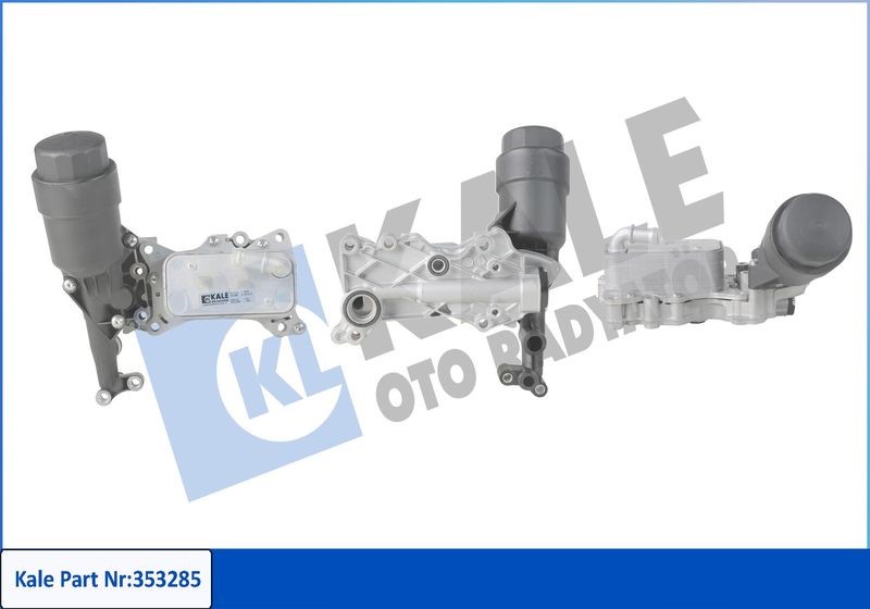 Масляный охладитель Mercedes Sprinter OM651 A6511801310/A6511800665 (в сборе) KALE - Миниатюра товара 2