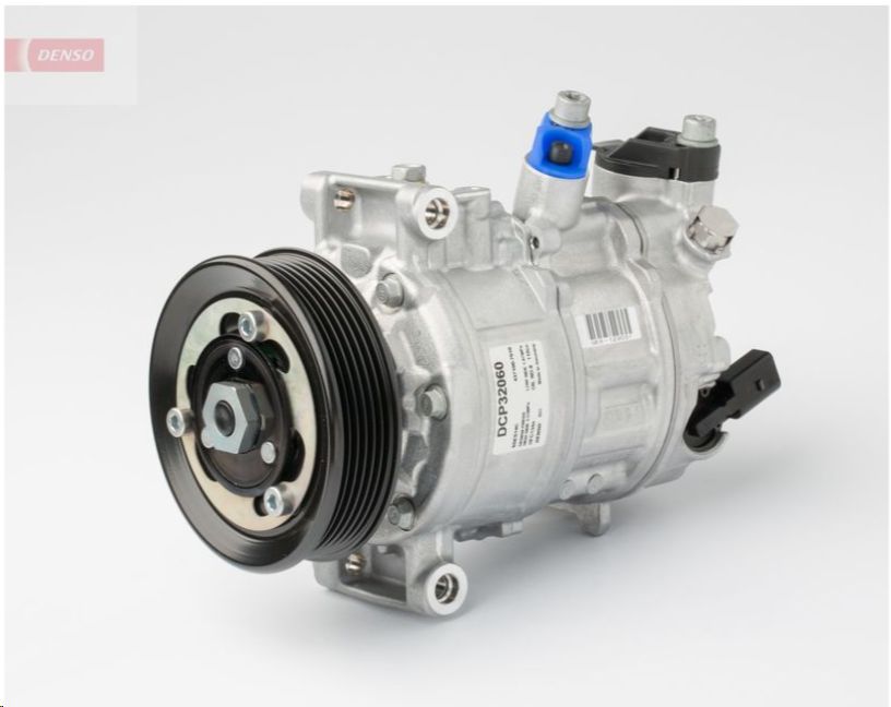 Компрессор кондиционера VAG Audi, Seat, Skoda, VW 5Q0820803 (ORIGINAL DENSO EUROPE) - Миниатюра товара 1