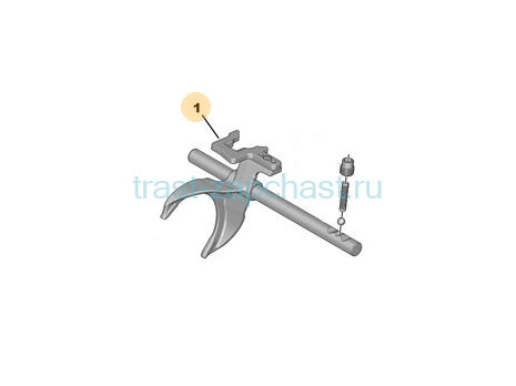 Вилка КПП (1/2 передачи) PSA 250-290 кузов 255377/9681832880 ORG PSA - Миниатюра товара 2