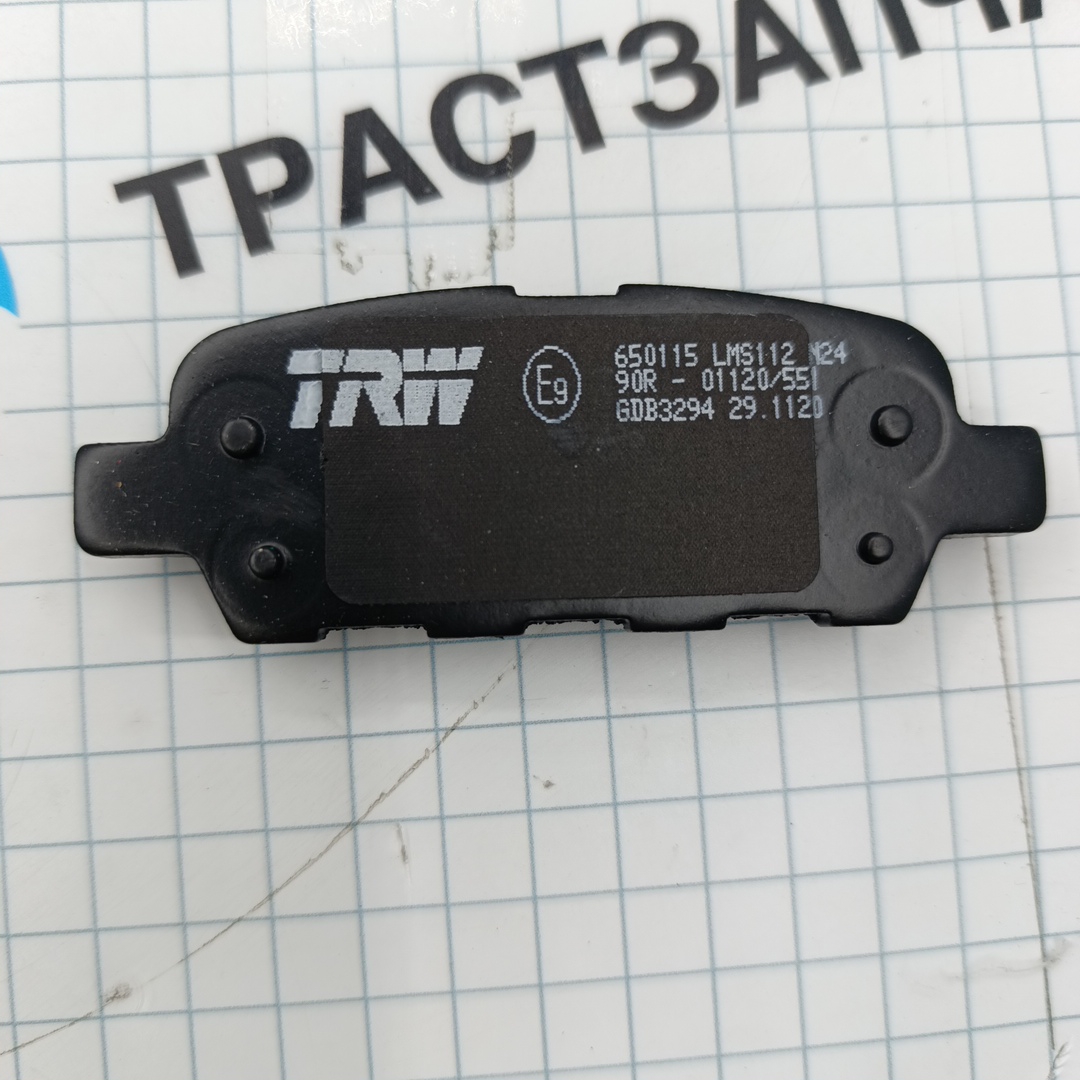 Тормозные колодки задние NISSAN X-TRAIL/QASHQAI/TIIDA/INFINITI FX/RENAULT KOLEOS TRW - Миниатюра товара 2