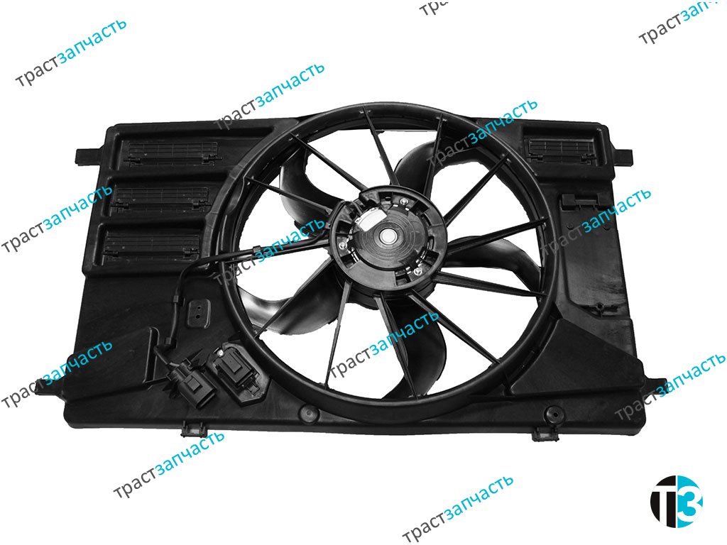 Вентилятор в сборе с мотором TR > 14 >19 FWD BK218C607DA/2192892/1933657/1771534 KALE - Миниатюра товара 1
