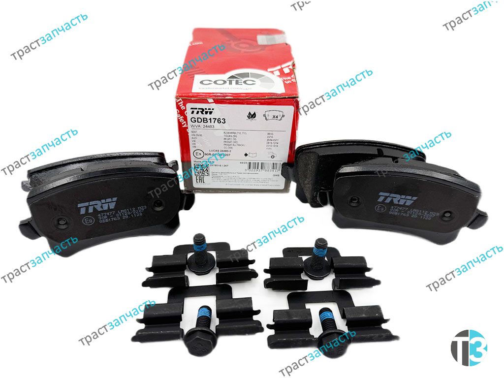 Тормозные колодки задние Audi Q3,A6  VW Passat,Tiguan TRW - Миниатюра товара 1