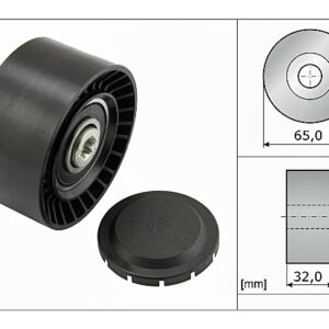 Ролик генератора BMW 1 (F20)/3 (F30)/5 (F10)/7 (F01/F02) N55 (ОБВОДНОЙ) INA EUROPE