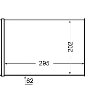Интеркулер Fiat Ducato 244  2.3 MAHLE