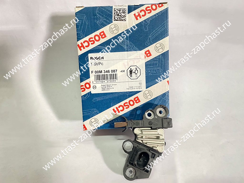 Щетка генератора евро 4 (Реле-регулятор) (стар.номер F00M346087) BOSCH EUROPE - Миниатюра товара 1