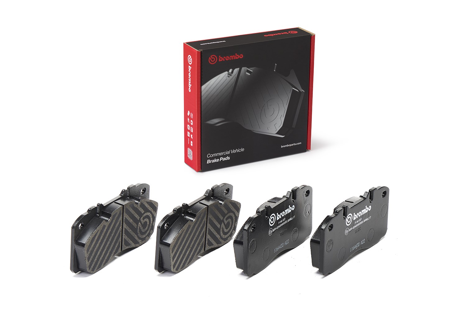 Тормозные колодки передние Iveco Daily 65(Автобус Маршрутка) 42555669/0986494257 BREMBO - Миниатюра товара 1