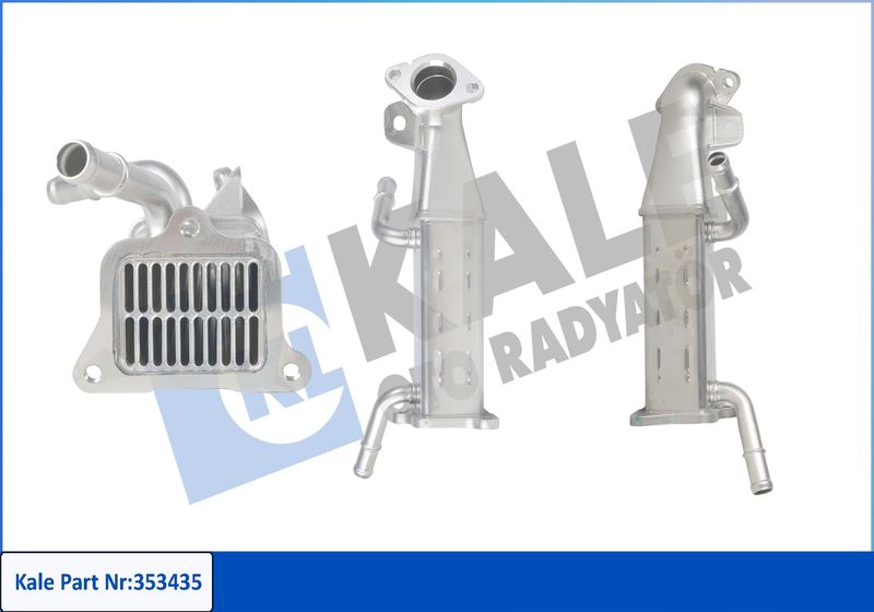 Теплообменник EGR (самовар) (Евро-5) (квадратный) BK2Q9F464BE/1731703/9800570780 KALE - Миниатюра товара 1