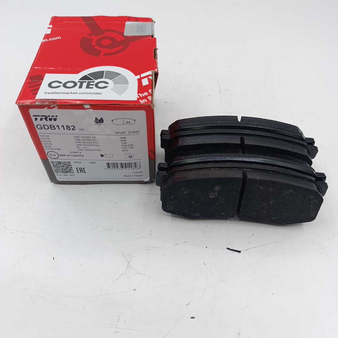 Тормозные колодки задние TOYOTA LC 80/90/120 90/MITSUBISHI PAJERO 3.8/3.2D 06 TRW - Миниатюра товара 1