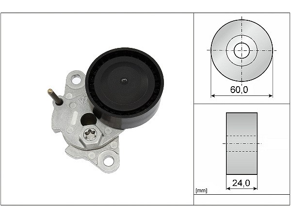Ролик генератора VAG Audi,Seat,Skoda,Volkswagen (натяжной) 1.8-2.0 TFSI INA EUROPE - Миниатюра товара 1
