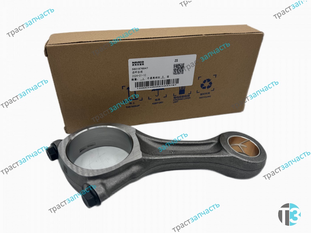 Шатун Fiat Ducato RUS 244/250 2.3JTD 06- 504057276/504341501/504386684 NAVECO внутри оригинал IVECO - Миниатюра товара 1