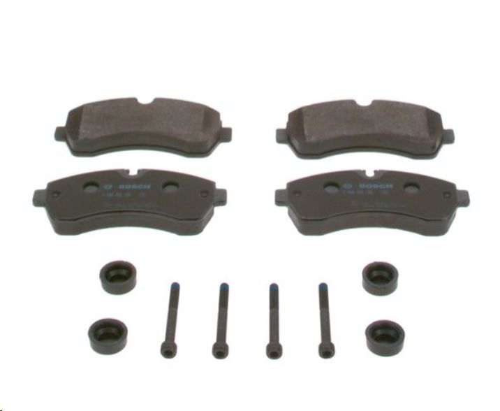 Тормозные колодки передние MB Sprinter >06, VW Crafter >06 BOSCH EUROPE - Миниатюра товара 1