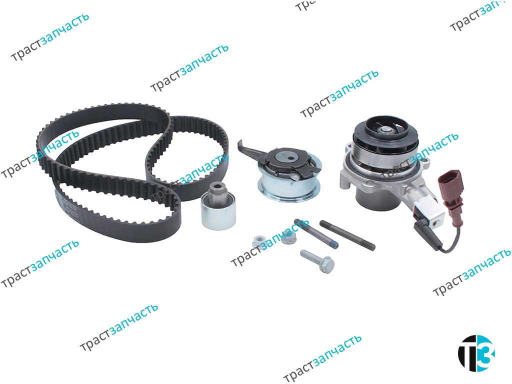 Комплект ГРМ+Помпа VW Passat/Golf VII. AUDI A4 B8 B9 A5 A6 C7 Q3 / SKODA Octavia/Superb GATES - Миниатюра товара 1