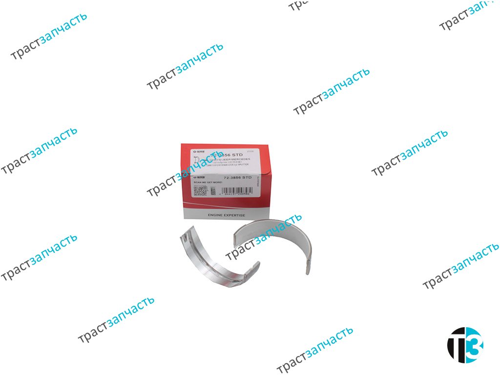 Вкладыши коренные Mercedes OM611/OM646 2.2 CDI (ком-т на 1 шейку,5шт на машину) - Миниатюра товара 1